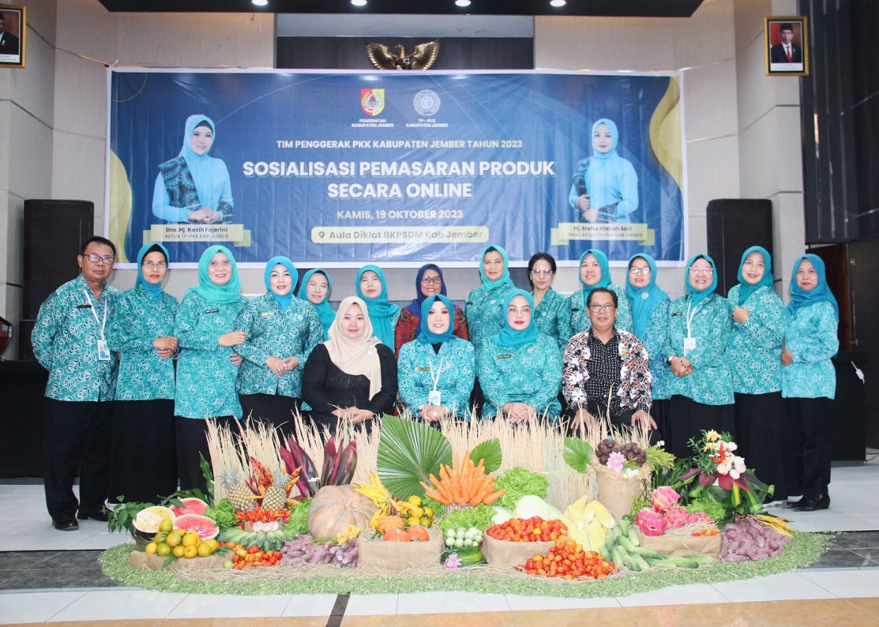 Gambar SOSIALISASI PEMASARAN PRODUK SECARA ONLINE OLEH TP PKK KABUPATEN JEMBER TAHUN 2023