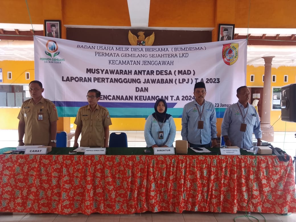 Gambar MAD LPJ KEUANGAN TAHUN 2023 DAN PERENCANAAN KEUANGAN TAHUN 2024 BUMDESMA PERMATA GEMILANG SEJAHTERA LKD KECAMATAN JENGGAWAH JEMBER